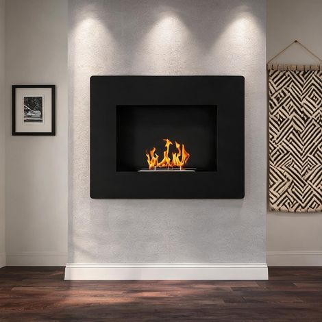 Cheminée électrique preto en aço Inoxidável 66 x 16 x 52 cm (1/5)