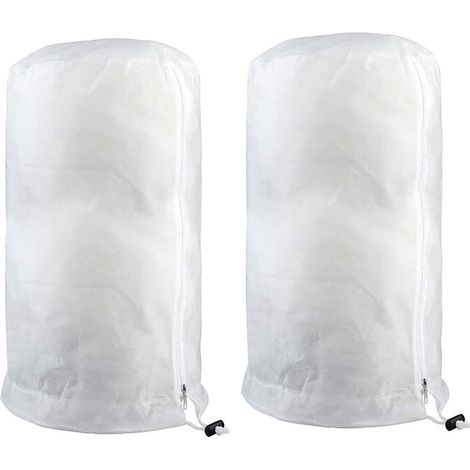2PCS Winterschutz Für Pflanzen, 200 x 240 cm Frostschutz Kübelpflanzensack, Winterschutz Kübelpflanzensack, Frostschutz Schutzhaube, Atmungsaktiv Pflanzenschutzhaube, Winter Frostschutz Vlies