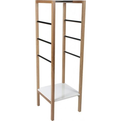 Meuble d'Entrée "Northgate" 45cm Chêne & Blanc (1/4)