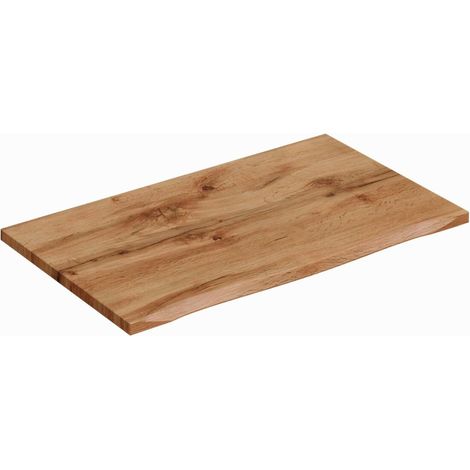 Plan pour vasque NATOURA 80,6 cm en MDF couleur chêne Wotan (1/5)