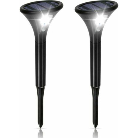 QORVA-Lampe Solaire Extérieur avec Détecteur de Mouvement Étanche IP65,Eclairage Solaire Exterieur Sans Fil Réglable Lumière Sécurité LED Spot Solaire pour Jardin Chemin Terrasse Cour Allée Entrée-Fei