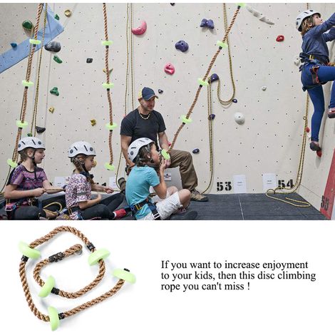 Balançoire pour enfants, disque, corde d'escalade, équipement de jeu pour enfants (vert) (1/5)