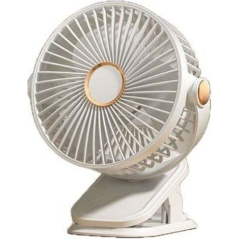Quiet USB Fan, Table Fan, Mini Fan, 3 Wind Speeds, 720° Rotation, Small Fan, Table Fan, Suitable for Hanging, Suitable for Office/Home/Camping (1/5)