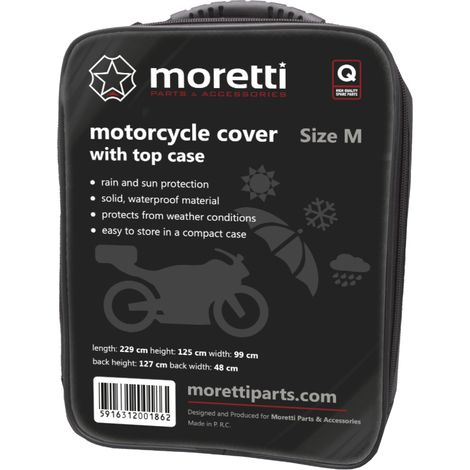 Telo coprimoto Moretti con bauletto taglia M (1/5)