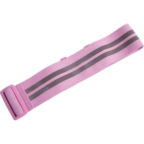 Bande de Résistance Hanche Anti-Dérapante Ajustable pour Fitness Yoga Gym (Rose) (1/5)