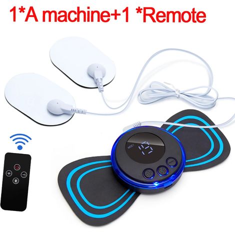 EMS-Nackenmassagegerät (Muskelstimulator) – Niederfrequentes elektrisches Impulspflaster – Entspannungs- und Schmerzlinderungsgerät  01297-AquaForge