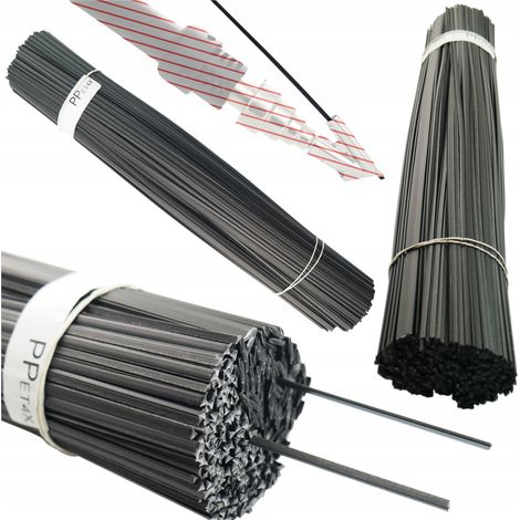 Adhesivo para soldadura de plástico PPET4X PP/ET4X, mezcla de 1 kg de tiras triangulares. (1/5)