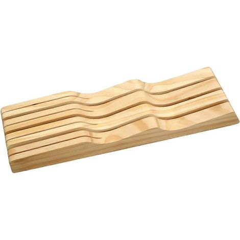 Porte-lame Organisateur de tiroir en bois polyvalent Coupe-lame peu encombrant Compatible avec (1/5)