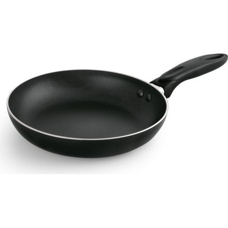 Poêle antiadhésive Ø 20 cm H 4 cm fond plat aluminium poignée plastique - Was Germany (1/2)