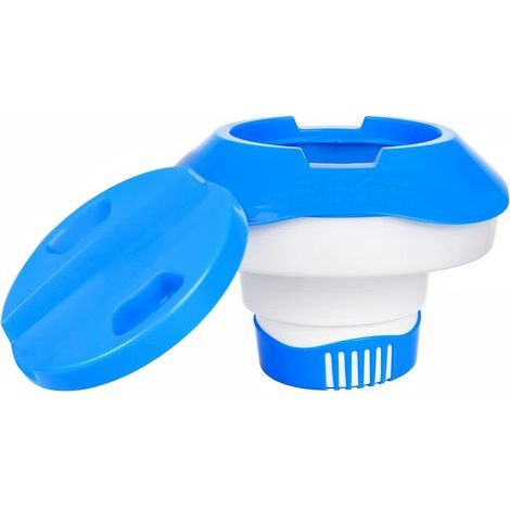 8 Pouces Flotteur de Piscine Distributeur Flottant Faltbares Distributeur de Chlore Flottant Diffuseur Flottant pour Piscines, Spas, Parc Aquatique, Bains à remous et Fontaines (1/5)