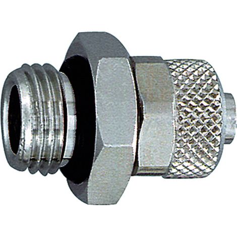 Riegler Gerade Einschraubverschraubung, O-Ring, G 1/2 a., Schlauch 10/8 (1/3)
