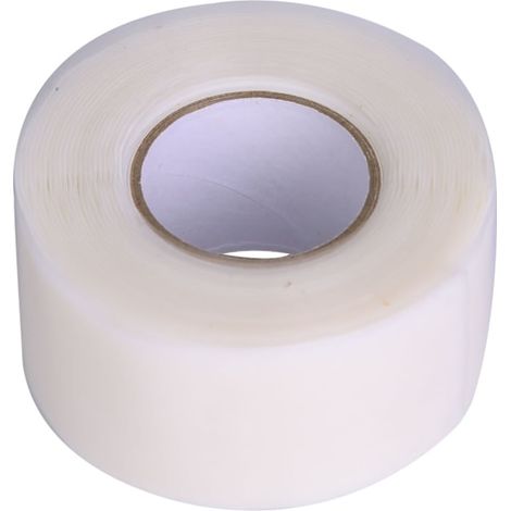 Ruban adhésif étanche extra-fort pour réparer tuyaux PVC et PPR, bande blanche et rouge, étanchéité plomberie (1/5)