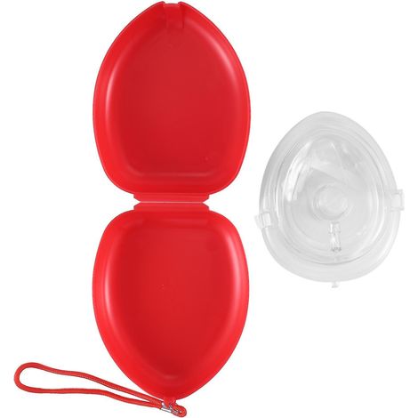 Masque, insufflateur de poche adulte/enfant, mallette rigide, kit de valve unidirectionnelle (1/4)