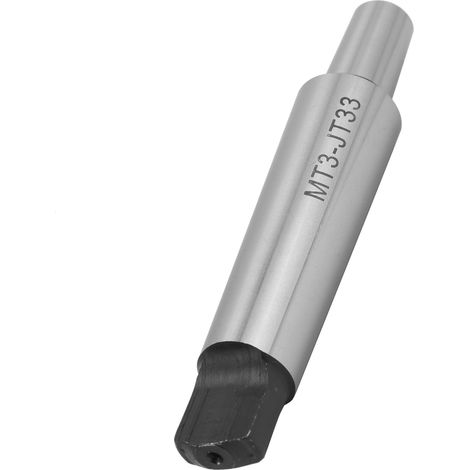 Mandrin de Perçage à Queue Plate MT3-JT33 pour Tour et Perceuse, Accessoire Acier Outillage (1/5)