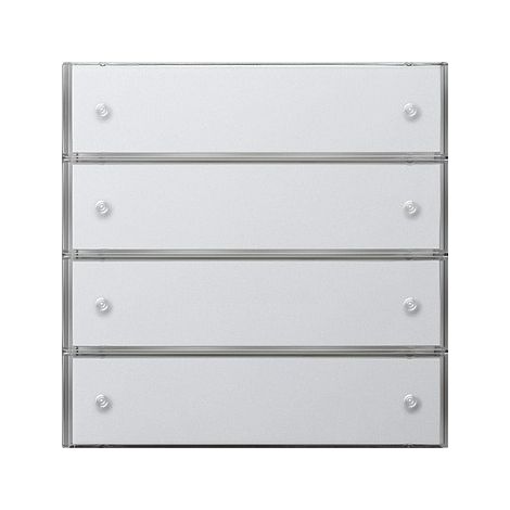 GIRA 2034112 KNX TASTSENSOR 3 KOMFORT 4FACH FLÄCHENSCHALTER REINWEIß