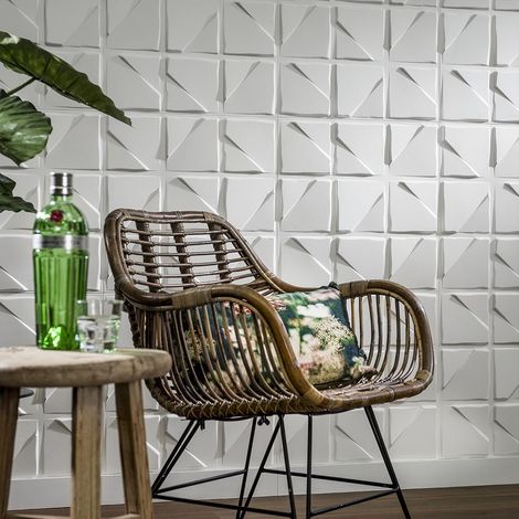 Décor 3d WallArt Panneaux 3D Féline  : 3m²