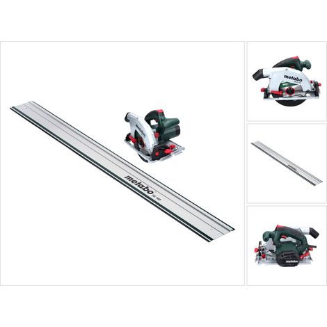 Sierra circular manual Metabo KS 66 FS 1500 W 190 mm + 1 hoja de sierra + guía (1/5)