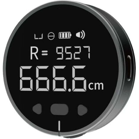 Télémètre de 99 mètres, télémètre portatif avec règle électronique, télémètre numérique portatif, mètre ruban électronique, ruban à mesurer et outils de mesure