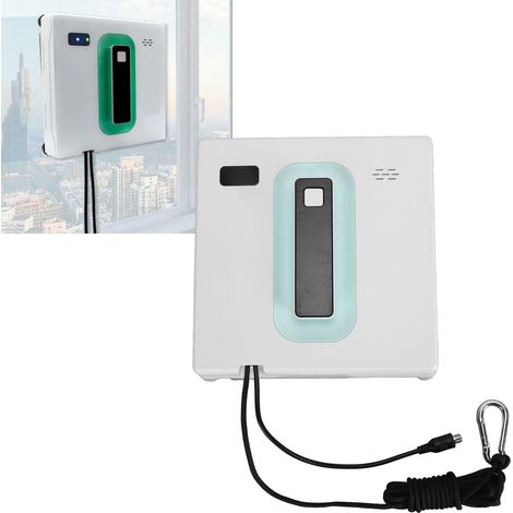 [Fensterputzroboter] – Intelligenter Saugroboter mit automatischer Doppelsprühfunktion, 2500 Pa Saugkraft, Sprachansagen für Fliesen, 100–240 V (1/5)