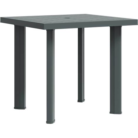 Maison Exclusive - Table de jardin Vert 80x75x72 cm Plastique (1/5)