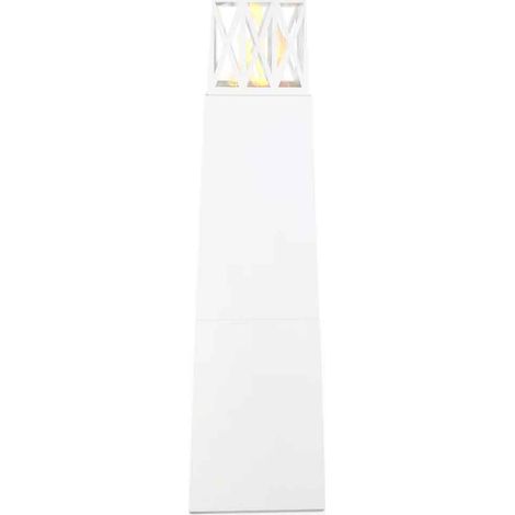 Vulcano - Bio-Ethanol-Au�enkamin 40x40x145 cm, wei�