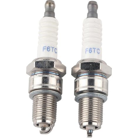 2 bougies d'allumage de rechange F6rtc pour moteur de torche MTD 95110292 75110292 131039 (tondeuse à gazon G) (1/5)