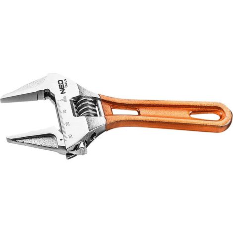 Clés à molette manche metal plastifié 0-32 mm NEO TOOLS/Taille:139 mm (1/2)