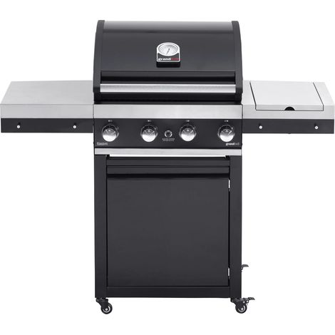 Grandhall Gasgrill Premium G4 Trolley 14 kW 4 Brenner, 1 Seitenbrenner K04000331A (1/5)