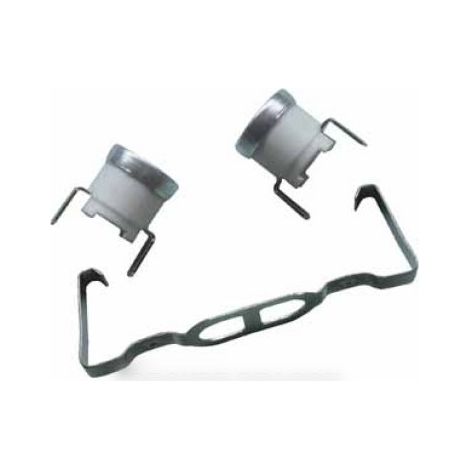 KIT 2 KLIXONS + SUPPORT DE MONTAGE POUR SL POUR SECHE LINGE WHIRLPOOL