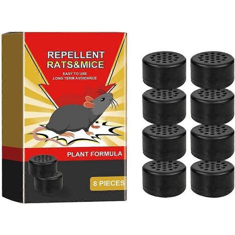 Granulés Anti-Rongeurs - Huile Essentielle De Menthe Poivrée Et D'Ail - Pour Cuisine Garage Débarras - 1 Paquet (1/5)