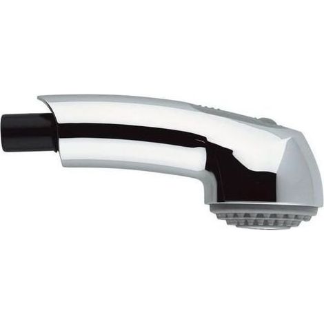 Pull-Out Spray Head for Kitchen Mixer Tap, Rain/Aerator Diverter, Chrome/Grey (1/2)