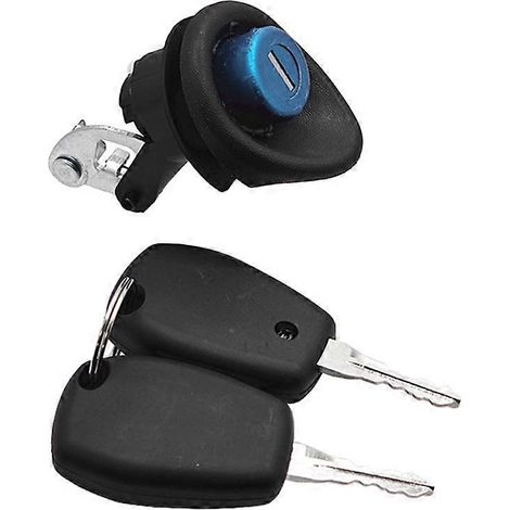 Verrou de hayon arrière avec deux clés pour Renault Twingo Logan 7701367940 (1/5)