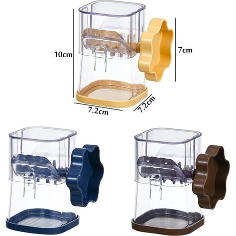 Macinino manuale multifunzionale per frutta secca - Schiaccianoci - Tritatutto per noci - Utensile da cucina - Giallo (1/4)