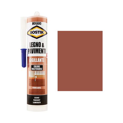 SILICONE ACRILICO LEGNO PAVIMENTI BOSTIK - MOGANO ML 300- 3 pezzi