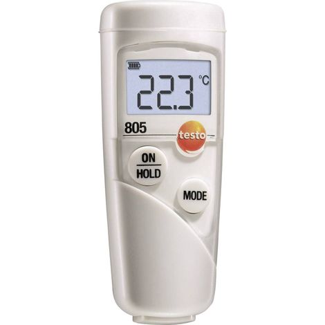 Thermomètre infrarouge testo 805 Optique 1:1 -25 - +250 °C étalonné d'usine (sans certificat) Q55447 (1/3)