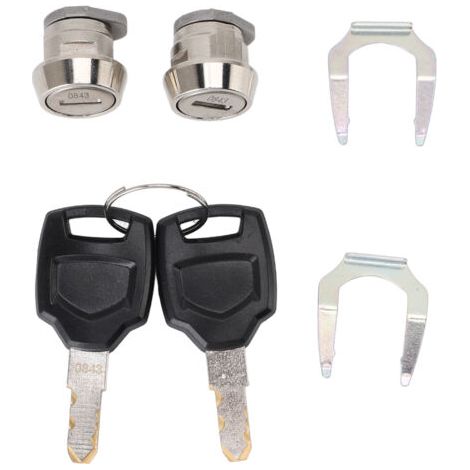 Le cylindre de verrouillage à bille et la clé du coffre arrière de moto sont compatibles avec les modèles de coffre arrière de 25 à 100 L. (1/5)