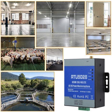 Filiyano-RTU5028 Surveillance de l'état de la tension d'alimentation GSM Alarme de coupure/rétablissement de courant - Parfait (1/3)
