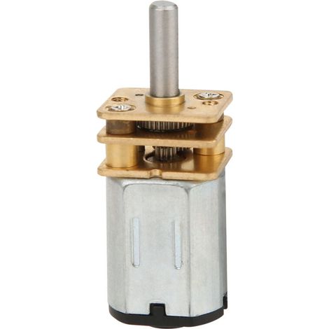 Moteur Réducteur DC 6V 6mm Métallique Couple Élevé 300-500 RPM Silencieux (1/5)