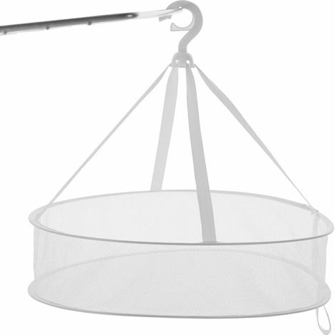 Séchoir à Linge - Multifonctionnelle Filet de séchage pour Le Linge et Les Herbes - Idéal pour Le tri Rapide du Linge Humide Corbeille à linge pliable 48CM petite couche simple (1/5)
