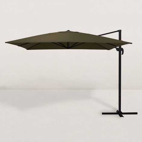 Parasol déporté carré Juan 300x400 cm (1/3)