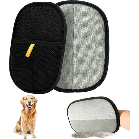 Anti-Pet Hair Gloves, Cat Hair Gloves, Pet Hair Brush (1/3)