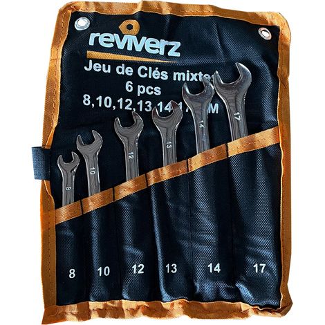Jeu de clés mixtes 6 pièces (8, 10, 12, 13, 14, 17 mm) (1/5)