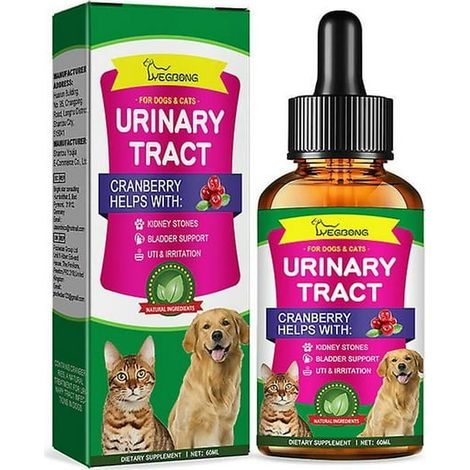 1-3 pièces Traitement Infection Urinaire Chat Chien, Médicament Naturel Vessie Reins, Complément Soutien Rénal, Prévention Incontinence Contrôle Urinaire