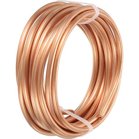 4mm x 5mm Long 5.0 M Réfrigérateur Cuivre Tuyau Flexible Tubulure pour Compression, Air Conditionneur Air Assist (1/5)
