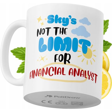Lustige Kaffeetasse mit witzigem Textdesign für Finanzanalysten – ideal für Geburtstage, Namenstage und Feiertage. Hochwertige Tasse für besondere Anlässe im Büro oder Homeoffice. Farbe: Weiß, 330 ml.