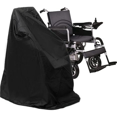 imperméable pliable pour fauteuil roulant, housse de protection anti-poussière, housse anti-poussière pour fauteuil roulant de voyage, protection extérieure contre la poussière et la saleté (1/5)