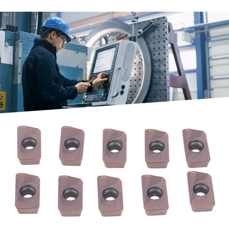 10 CNC-Dreheinsätze, CNC-Schneidwerkzeuge, bronzebeschichtete Hartmetall-CNC-Einsätze APMT1135PDER-H2 (1/5)