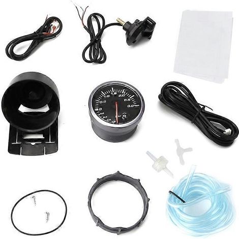 60-mm-Öldruckmesser 12 V 0–3 bar Universal-Messgerät Motoreinstellungsparameter Genauigkeit (1/4)