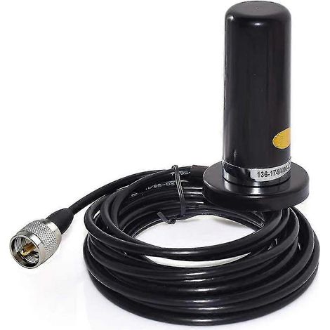 Antenne Oppoxun Mini double bande VHF/UHF -N2RS avec fixation magnétique et câble RG316 de 5 m pour voiture et téléphone portable. (1/5)