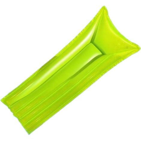Hamac gonflable -pliable -et -polyvalent -pour piscine, idéal pour la baignade sur la plage et les activités aquatiques, vert (1/3)